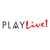Logo reading 'PLAY Live!' with bold black 'PLAY' and red handwritten 'Live!' script, including a small black spade symbol inside the 'A'.