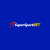 Blue background with the SuperSportBET logo: white 'SuperSport' text and yellow 'BET' text, red swoosh symbol and a small yellow dot nearby.