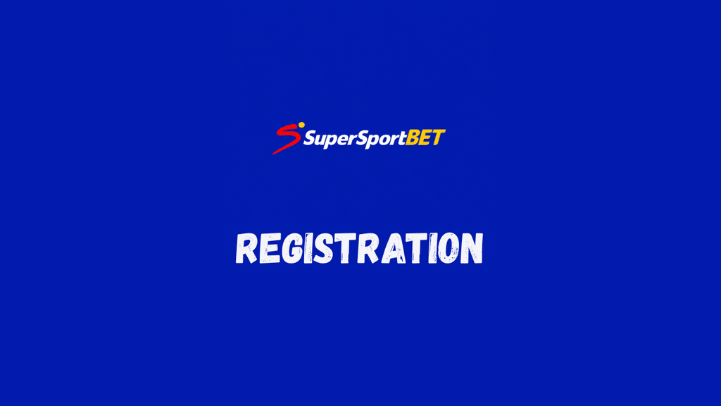 supersportbet-registration-south-africa - Scatter South Africa Registration screen banner for SuperSportBET with logo on a blue background.
